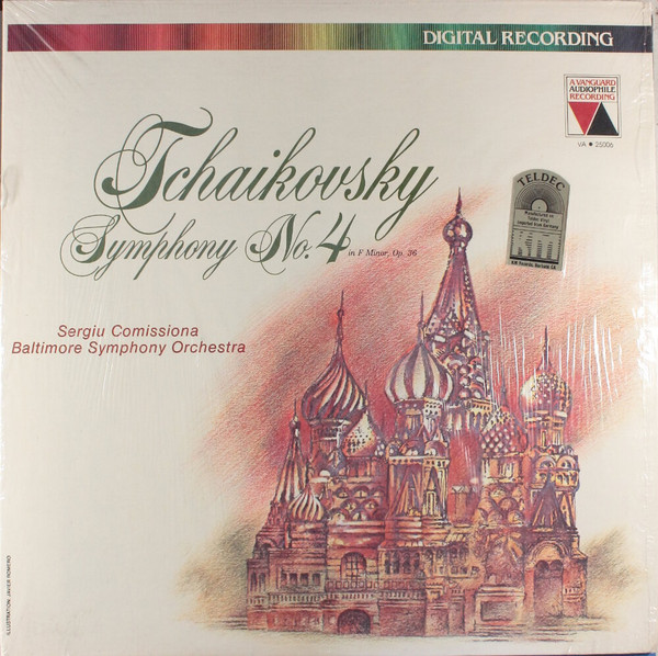 Cover Tchaikovsky* - Sergiu Comissiona, Baltimore Symphony Orchestra - Symphony No. 4 In F Minor, Op. 36 (LP) Schallplatten Ankauf
