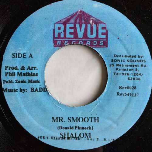 Cover Shalom - Mr. Smooth (7, Single) Schallplatten Ankauf