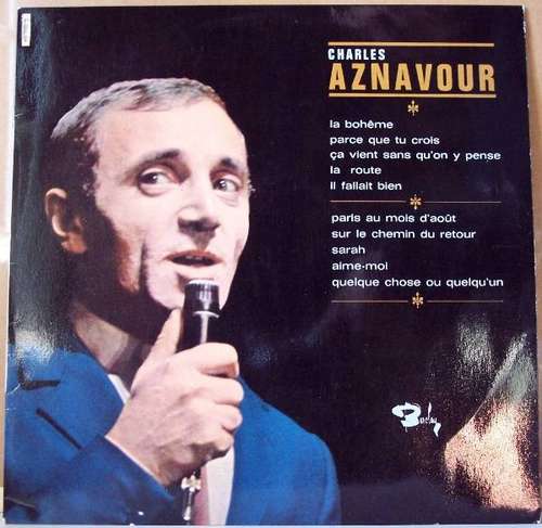 Cover Charles Aznavour Schallplatten Ankauf