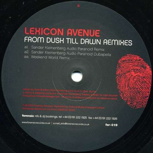 Cover Lexicon Avenue - From Dusk Till Dawn (Remixes) (12) Schallplatten Ankauf