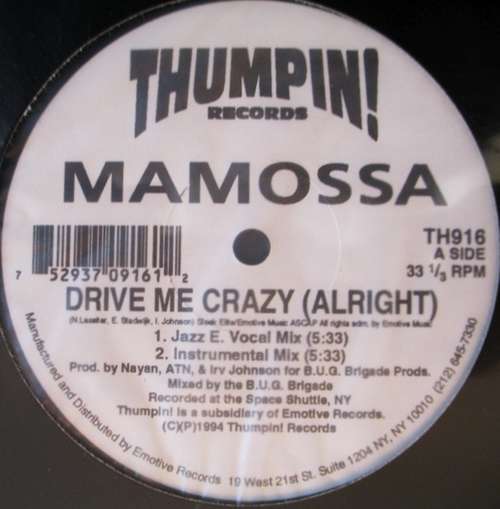 Cover Drive Me Crazy (Alright) Schallplatten Ankauf