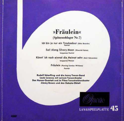 Cover Various - Fräulein (Spitzenschlager Nr. 7) (7, Mono) Schallplatten Ankauf
