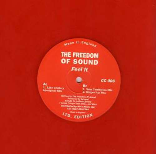 Cover The Freedom Of Sound* - Feel It (12, Ltd, Red) Schallplatten Ankauf