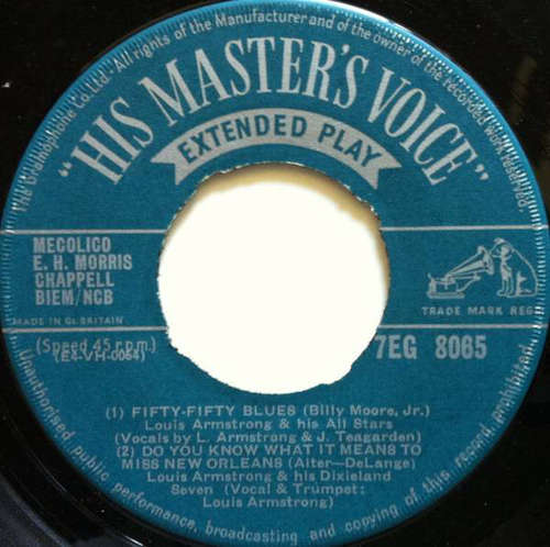 Bild Louis Armstrong - Fifty-Fifty Blues (7, EP) Schallplatten Ankauf
