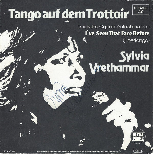 Bild Sylvia Vrethammar - Tango Auf Dem Trottoir (7, Single) Schallplatten Ankauf