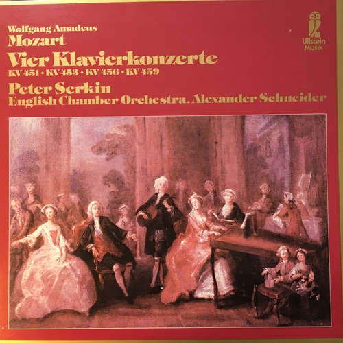 Cover Peter Serkin, English Chamber Orchestra, Alexander Schneider - Wolfgang Amadeus Mozart - Vier Klavierkonzerte (2xLP, Comp) Schallplatten Ankauf