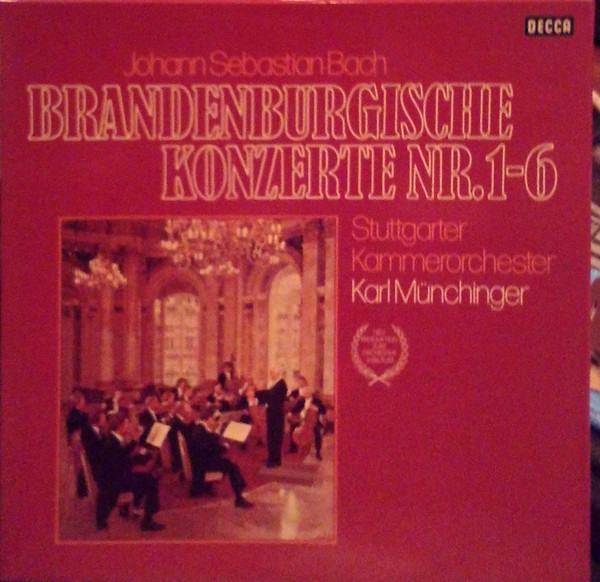 Cover Johann Sebastian Bach - Stuttgarter Kammerorchester / Münchinger* - Brandenburgische Konzerte Nr. 1-6 (2xLP, RE + Box) Schallplatten Ankauf