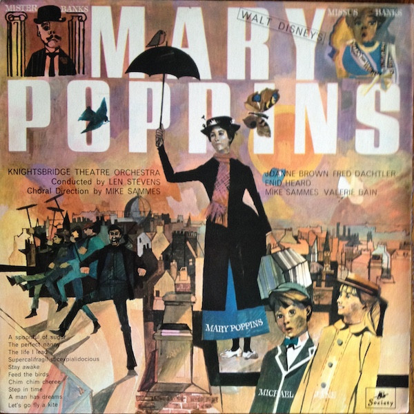 Cover Various - Walt Disney's Mary Poppins (LP, Mono) Schallplatten Ankauf