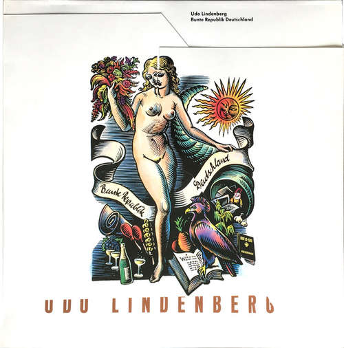 Cover Udo Lindenberg - Bunte Republik Deutschland (LP, Album, Fol) Schallplatten Ankauf