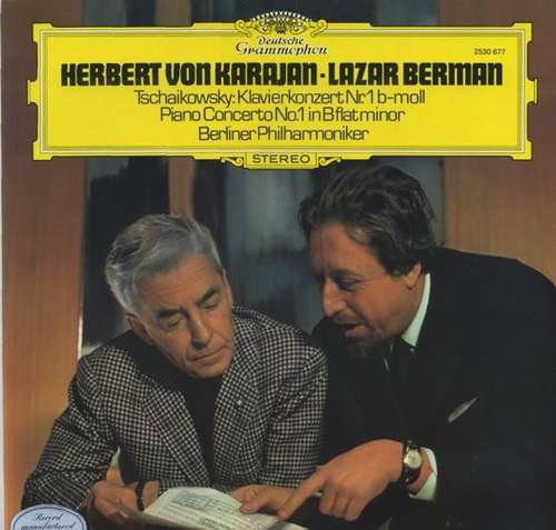 Cover Tschaikowsky*, Herbert von Karajan • Lazar Berman, Berliner Philharmoniker - Klavierkonzert Nr. 1 B-Moll (LP) Schallplatten Ankauf