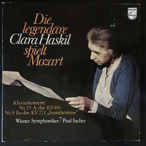 Cover Mozart*, Clara Haskil, Wiener Symphoniker, Paul Sacher - Die Legendäre Clara Haskil spielt Mozart (LP, RP) Schallplatten Ankauf