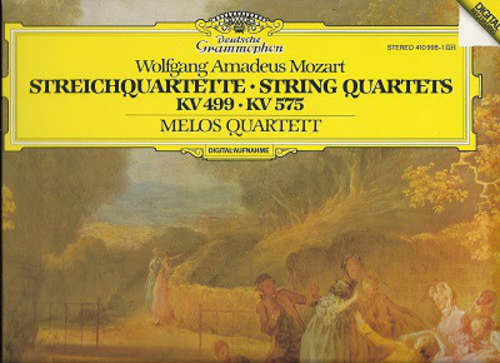Cover Wolfgang Amadeus Mozart, Melos Quartett - StreichQuartette - String Quartets KV 499 - KV 575 (LP, Album) Schallplatten Ankauf