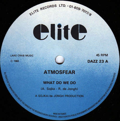 Cover Atmosfear - What Do We Do (12) Schallplatten Ankauf