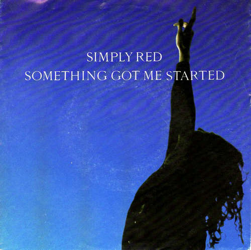 Cover Simply Red - Something Got Me Started (7, Single, Sma) Schallplatten Ankauf