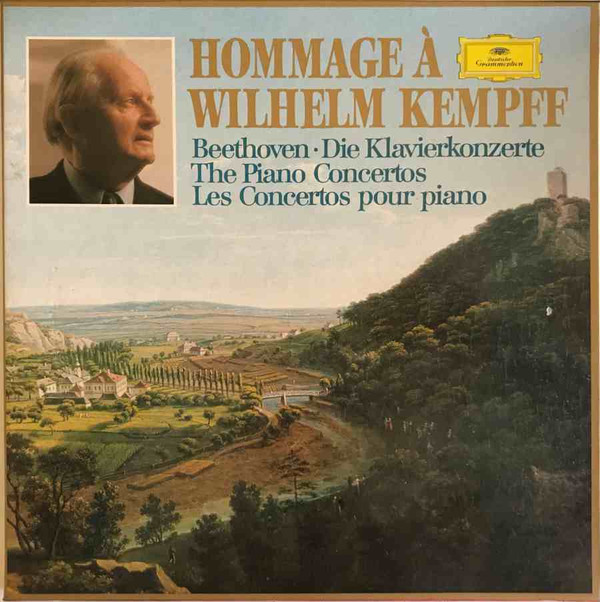 Cover Wilhelm Kempff, Beethoven* - Hommage À Wilhelm Kempff (Beethoven ･ Die Klavierkonzerte) (4xLP, Album, RE + Box) Schallplatten Ankauf
