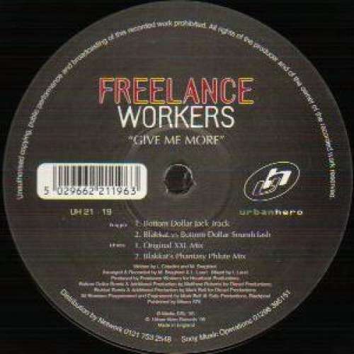 Cover Freelance Workers - Give Me More (12) Schallplatten Ankauf