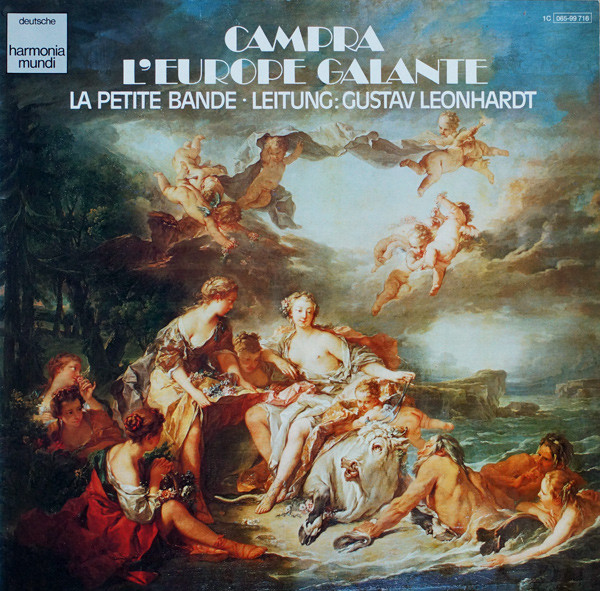 Cover André Campra, La Petite Bande, Gustav Leonhardt - L'Europe Galante (LP) Schallplatten Ankauf
