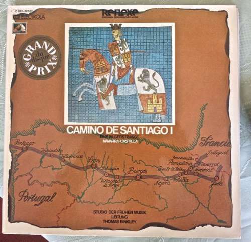 Cover Studio Der Frühen Musik, Thomas Binkley - Camino De Santiago - Eine Pilgerstrase Navarra-Castilla (LP) Schallplatten Ankauf