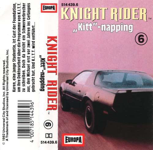 Cover Peter Bondy - Knight Rider 6 - „Kitt“-napping (Cass) Schallplatten Ankauf