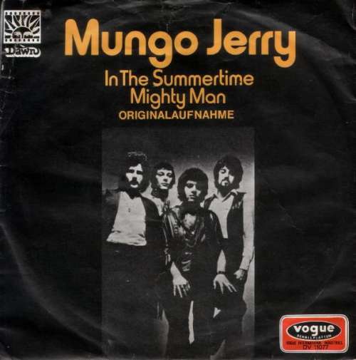 Cover Mungo Jerry - In The Summertime (Originalaufnahme) (7, Single) Schallplatten Ankauf