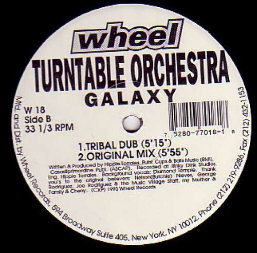 Cover Turntable Orchestra - Galaxy (12) Schallplatten Ankauf