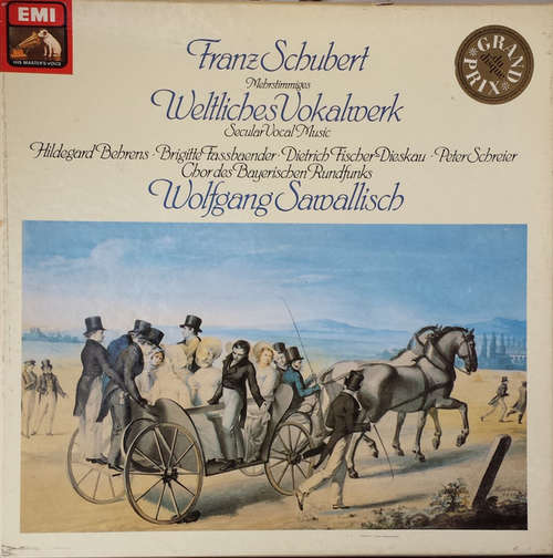 Cover Franz Schubert - Mehrstimmiges Weltliches Vokalwerk - Secular Vocal Music (Box, Album + 5xLP) Schallplatten Ankauf