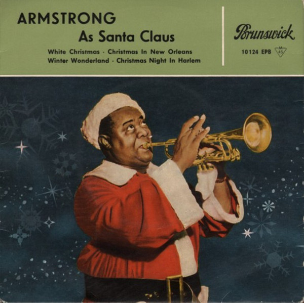Cover Louis Armstrong - Armstrong As Santa Claus (7, EP) Schallplatten Ankauf