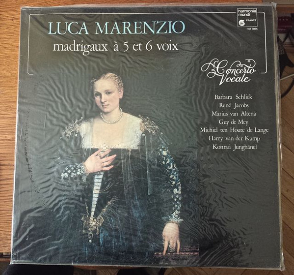 Cover Luca Marenzio, Concerto Vocale - Madrigaux à 5 Et 6 Voix (LP, Mono) Schallplatten Ankauf