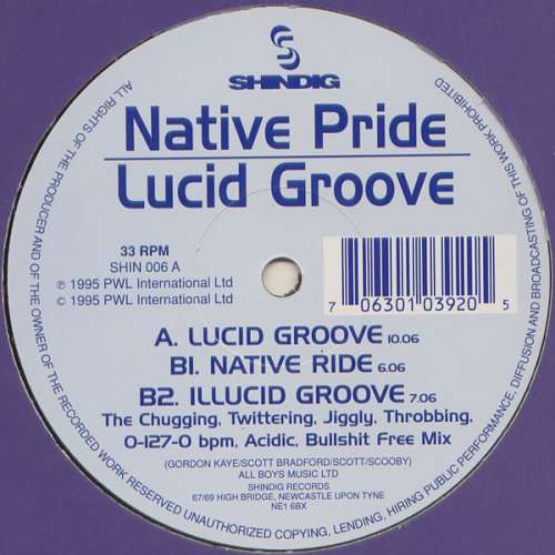 Cover Native Pride - Lucid Groove (12) Schallplatten Ankauf