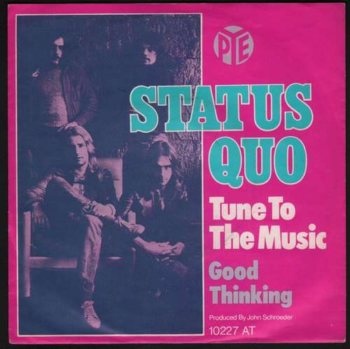 Cover Status Quo - Tune To The Music (7, Single) Schallplatten Ankauf