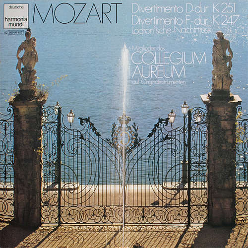 Cover Mozart*, Mitglieder Des Collegium Aureum - Divertimento D-Dur K 251 / Divertimento F-Dur K 247 (LP, RE) Schallplatten Ankauf
