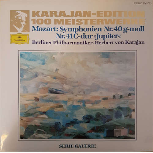 Cover Mozart*, Herbert von Karajan, Berliner Philharmoniker - Symphonien Nr.40 G-Moll, Nr.41 C-Dur Jupiter (LP, Comp) Schallplatten Ankauf