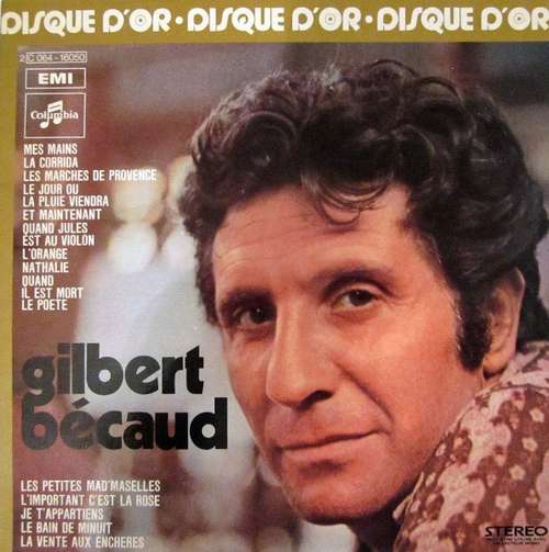 Cover Gilbert Bécaud - Disque D'Or (LP, Comp, RE, Gat) Schallplatten Ankauf