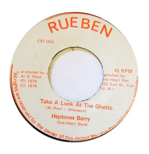 Cover Heptones Barry* - Take A Look At The Ghetto (7, Single) Schallplatten Ankauf