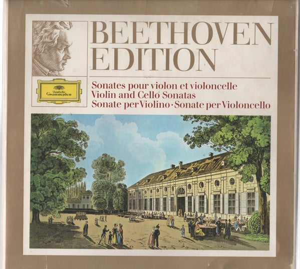 Cover Beethoven*, Pierre Fournier, Wilhelm Kempff, Yehudi Menuhin - Beethoven Edition 1970: Violin- Und Cellosonaten (Box, Comp + 8xLP) Schallplatten Ankauf