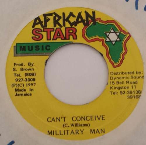 Cover Millitary Man - Can't Conceive (7) Schallplatten Ankauf