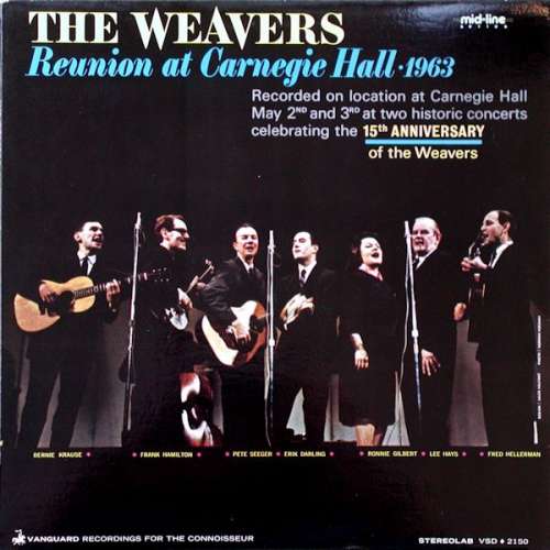 Cover The Weavers - Reunion At Carnegie Hall - 1963 (LP, Album, RE, Ste) Schallplatten Ankauf