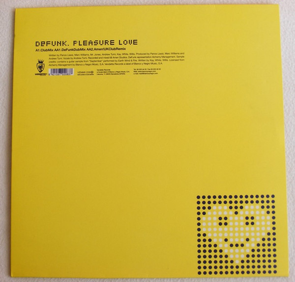 Cover Defunk.* - Pleasure Love (12) Schallplatten Ankauf