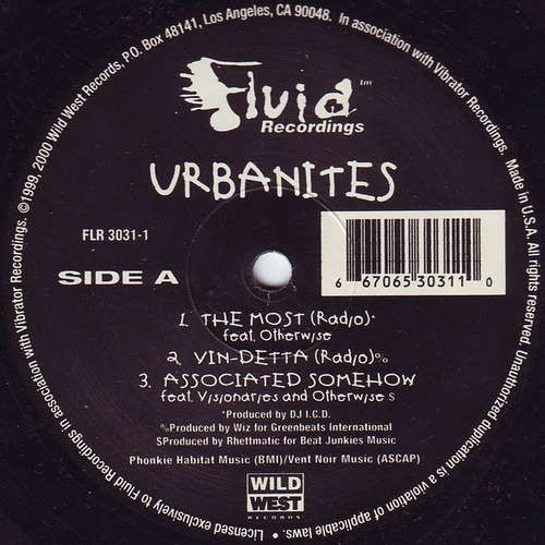 Cover Urbanites (2) - The Most / Vin-Detta / Associated Somehow (12) Schallplatten Ankauf