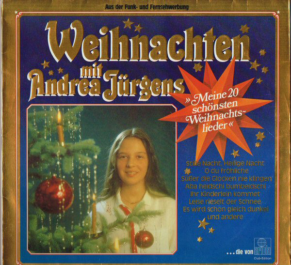 Cover Andrea Jürgens - Weihnachten Mit Andrea Jürgens (Meine 20 Schönsten Weihnachtslieder) (LP, Album, Club) Schallplatten Ankauf