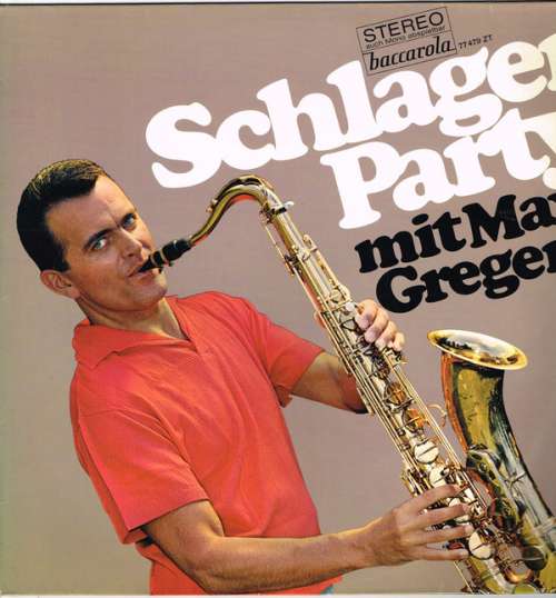 Cover Max Greger - Schlagerparty Mit Max Greger (LP) Schallplatten Ankauf