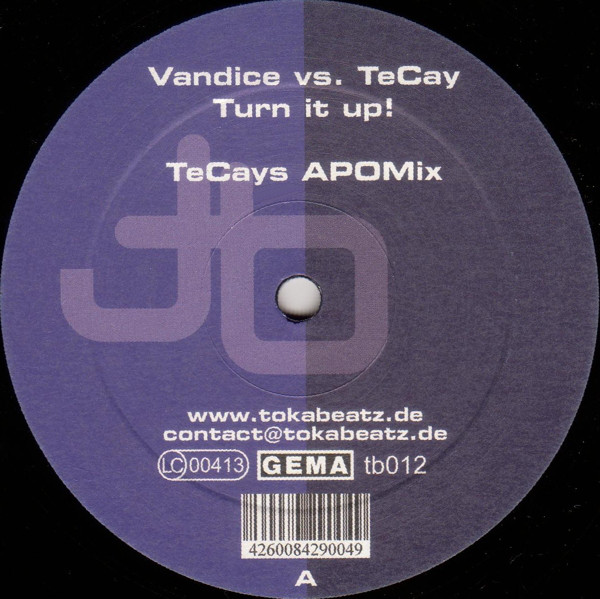 Cover Vandice Vs. TeCay - Turn It Up! (12) Schallplatten Ankauf