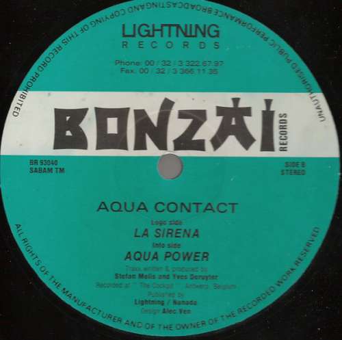 Cover Aqua Contact - La Sirena (12) Schallplatten Ankauf