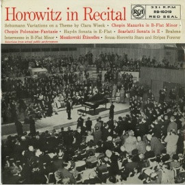 Bild Vladimir Horowitz - Horowitz In Recital (LP, Album, Mono) Schallplatten Ankauf
