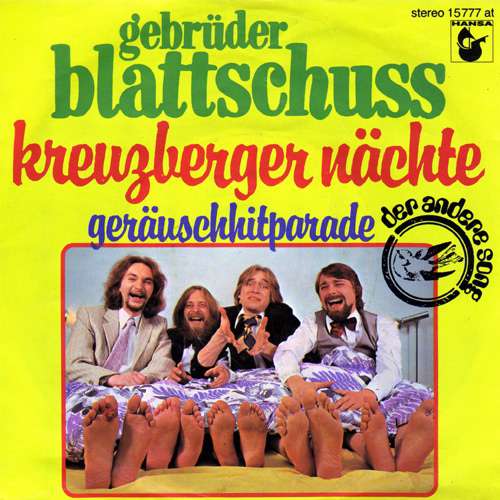 Cover Gebrüder Blattschuss - Kreuzberger Nächte (7, Single) Schallplatten Ankauf