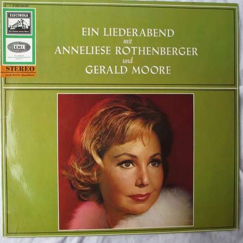 Cover Anneliese Rothenberger + Gerald Moore - Ein Liederabend Mit Anneliese Rothenberger Und Gerald Moore (LP) Schallplatten Ankauf