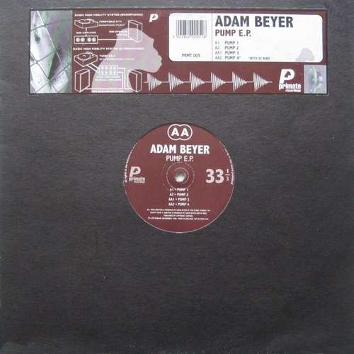 Cover Adam Beyer - Pump E.P. (12, EP) Schallplatten Ankauf