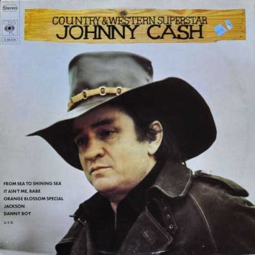 Cover Johnny Cash - Country And Western Superstar (2xLP, Comp, RE, Gat) Schallplatten Ankauf