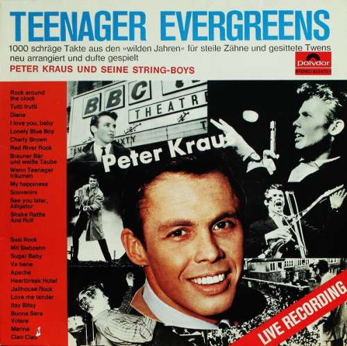 Cover Peter Kraus Und Seine String-Boys - Teenager Evergreens (LP, Album, RE) Schallplatten Ankauf