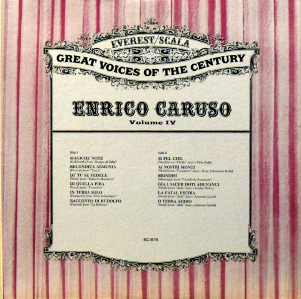 Cover Enrico Caruso - Enrico Caruso Volume IV (LP, Comp) Schallplatten Ankauf